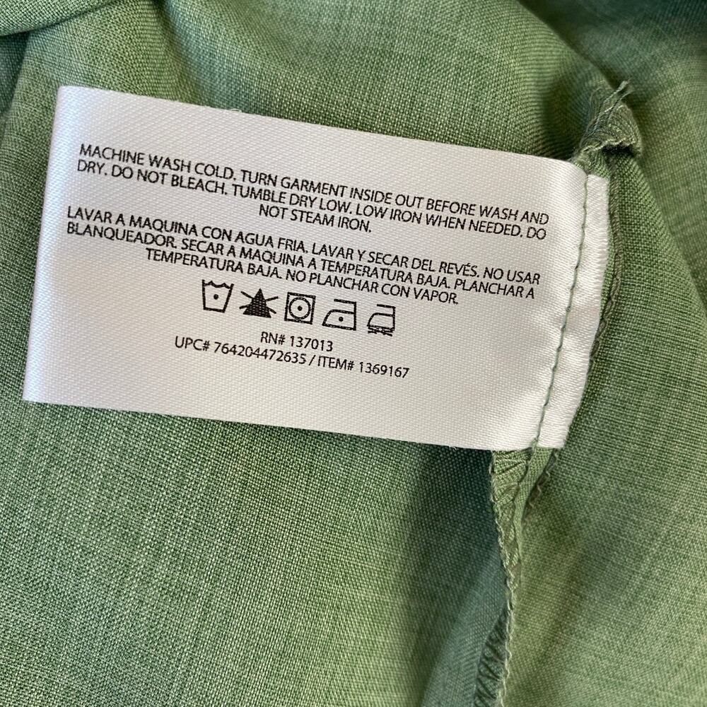 Orvis Men Outdoor Classic Collection Button Up Fishing Shirt  L Green Utility - Picture 8 of 8